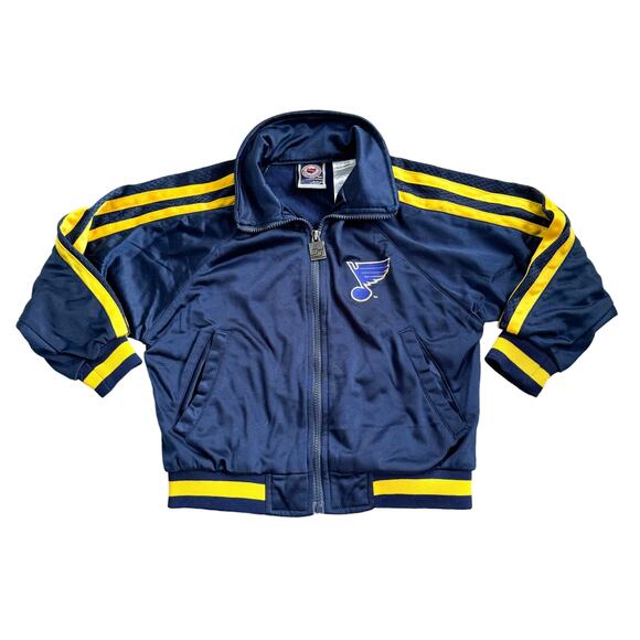 Youth NHL St Louis Blues Track Jacket Small (8) - Picture 1 of 6